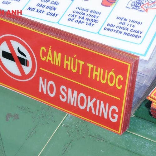 Biển Cấm Hút Thuốc - Ảnh 4