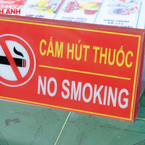Biển Cấm Hút Thuốc - Ảnh 2