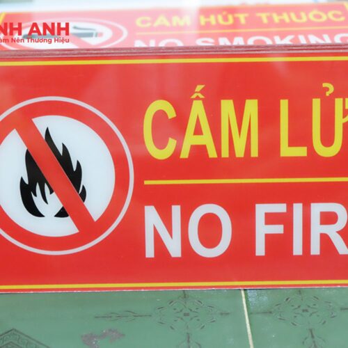 Biển Mica Cấm Lửa - Ảnh 4