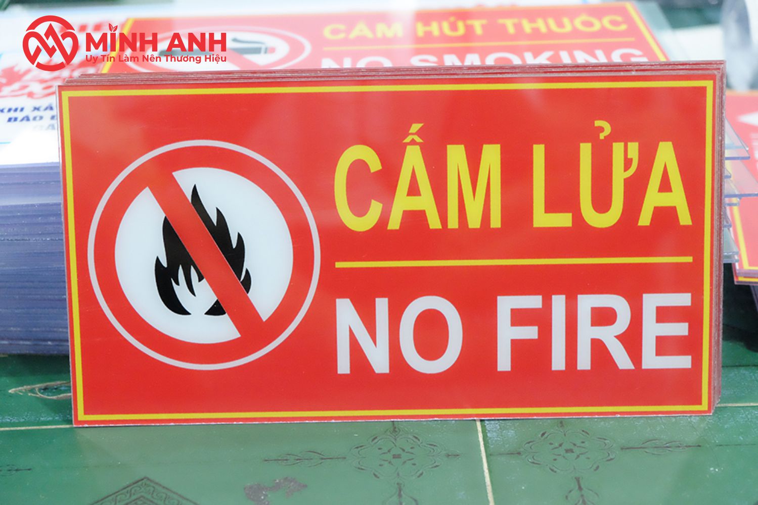 Biển Mica Cấm Lửa - Ảnh 4