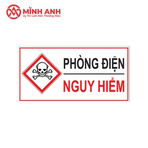 Biển Cảnh Báo Khu Vực Phòng Điện Nguy Hiểm