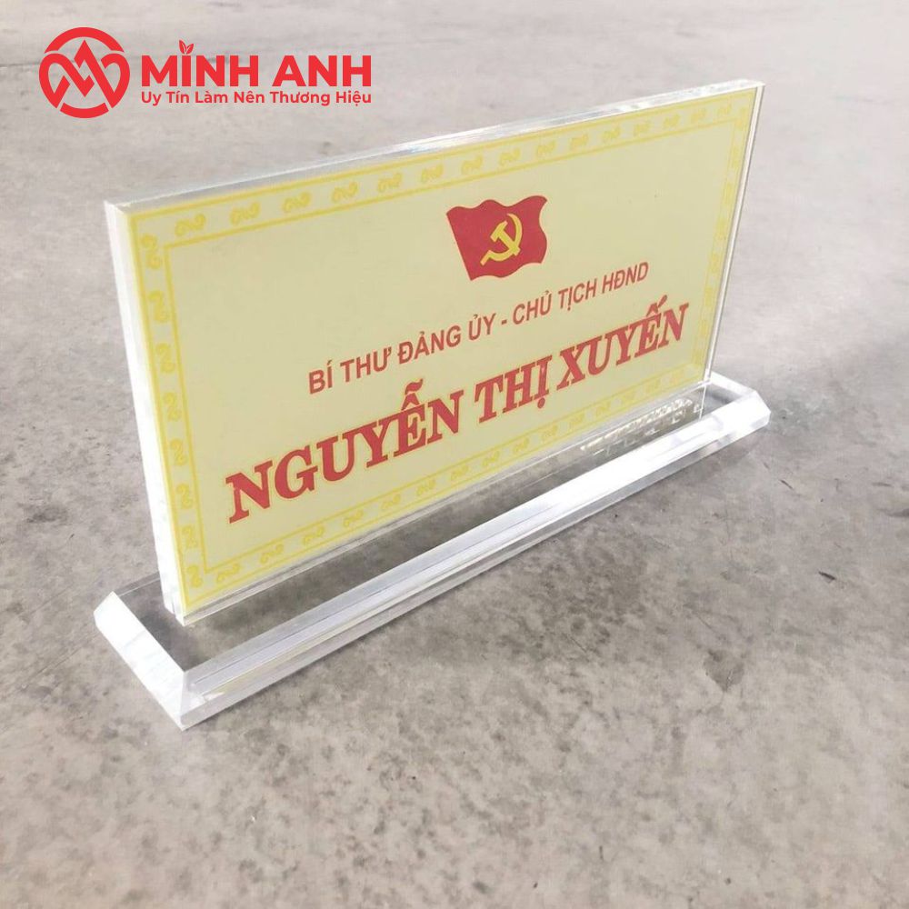 Biển Chức Danh Mica 10 x 20 - Ảnh 7