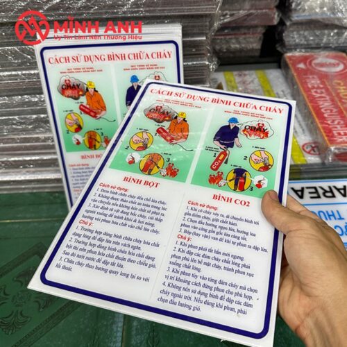 Alternative view of Biển Hướng Dẫn Sử Dụng Bình Chữa Cháy