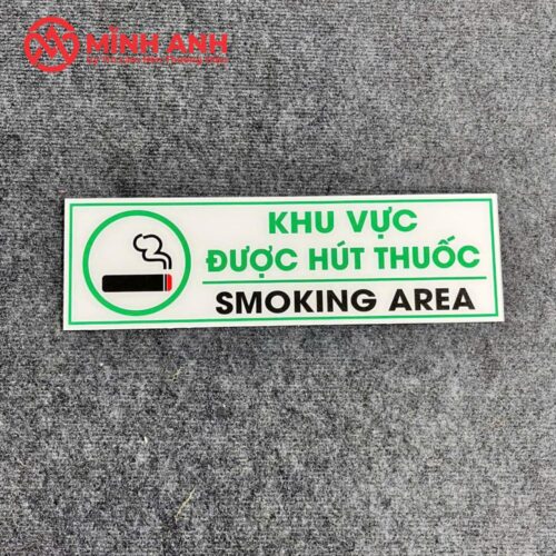 Biển Hướng Dẫn Khu Vực Hút Thuốc