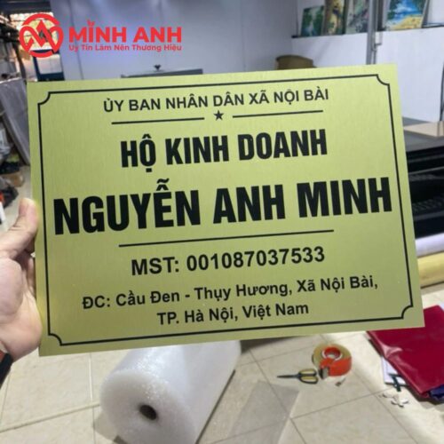 Alternative view of Biển Tên Công Ty Mica