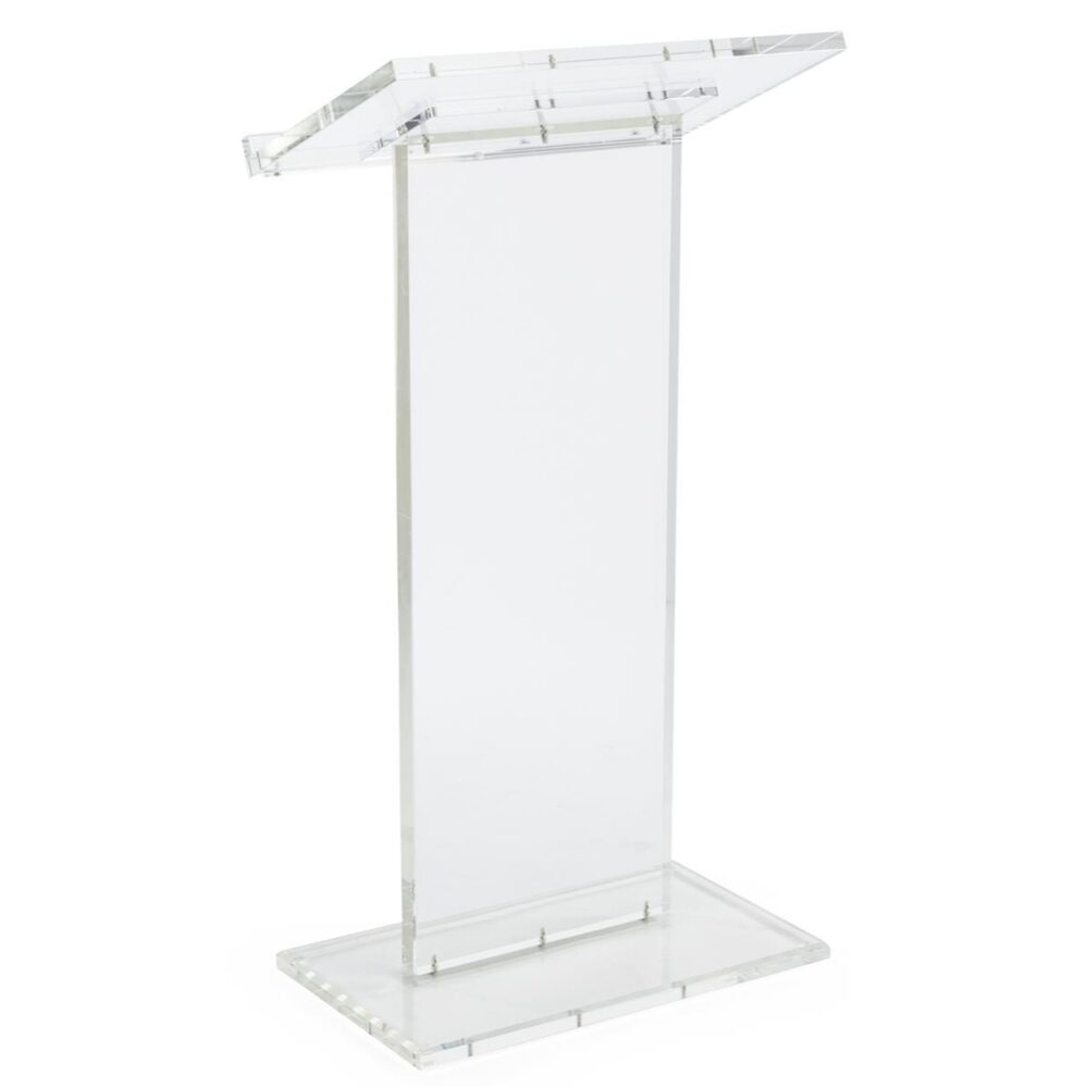 Bục phát biểu mica sang trọng, được dùng trong các sự kiện hội nghị cao cấp