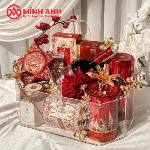 Giỏ Mica Xách Tay Bát Giác