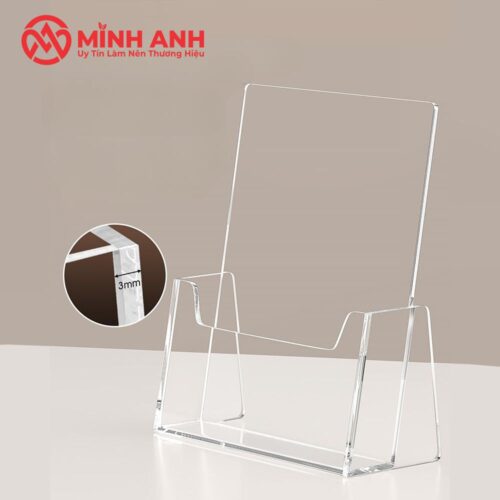 Kệ Mica Để Giấy A6 1 Ngăn - Ảnh 2