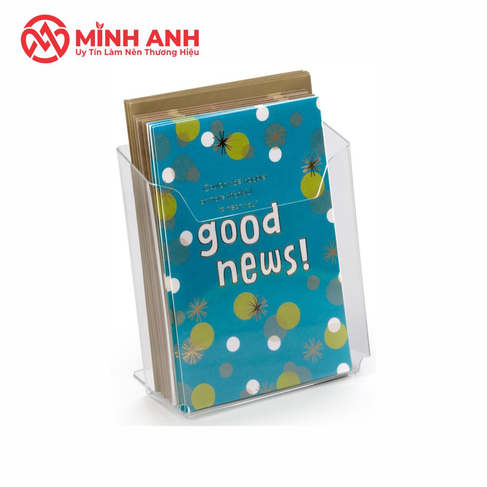 Kệ Mica Để Giấy, Tờ Rơi, Hồ Sơ A6 1 Tầng - Ảnh 3