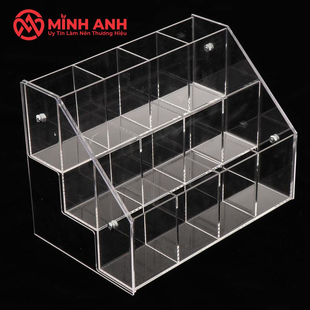 Kệ Mica Đựng Bút 12 Ô