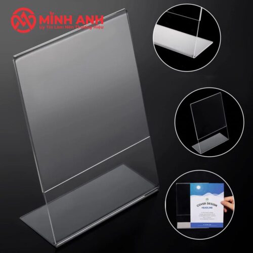 Menu Mica Chữ L Khổ A6