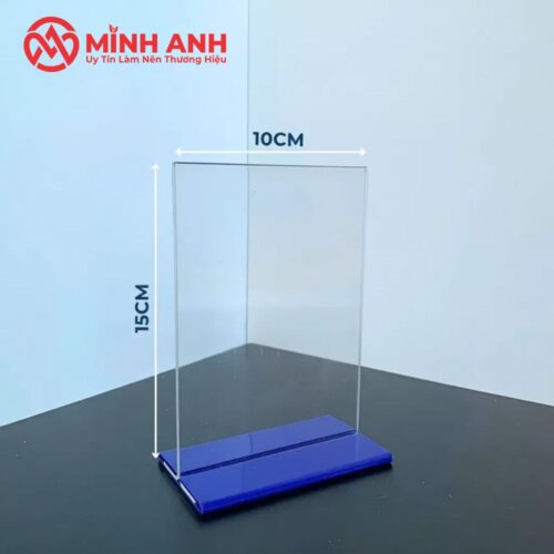 Menu Mica Chữ T A6 Đế Rời - Ảnh 4