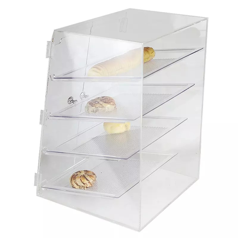 Tủ Mica Đựng Bánh 4 Tầng Trong Suốt - Ảnh 3